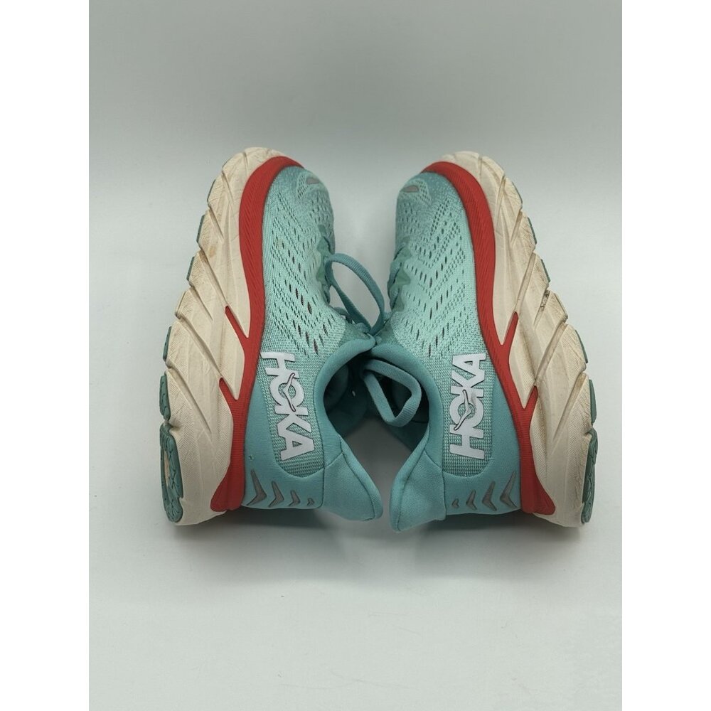 Hoka One One Clifton 8 Women Running Athletic Shoe Size 7 B Aquarelle Blue - Picture 6 of 12